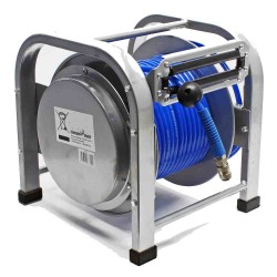 Enrollador automático de manguera de aire comprimido. 18 m - Agrorepuestos