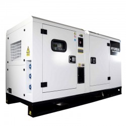 Generador HYUNDAI DHY66KSE 1.500RPM Trifasico Insonorizado - Vista lateral