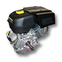 Detalles Motor Gasolina Tipo OHV 13CV  - Eje 25.40mm Arranque Manual