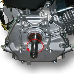 Detalles Motor Gasolina Tipo OHV 13CV  - Eje 25.40mm Arranque Manual